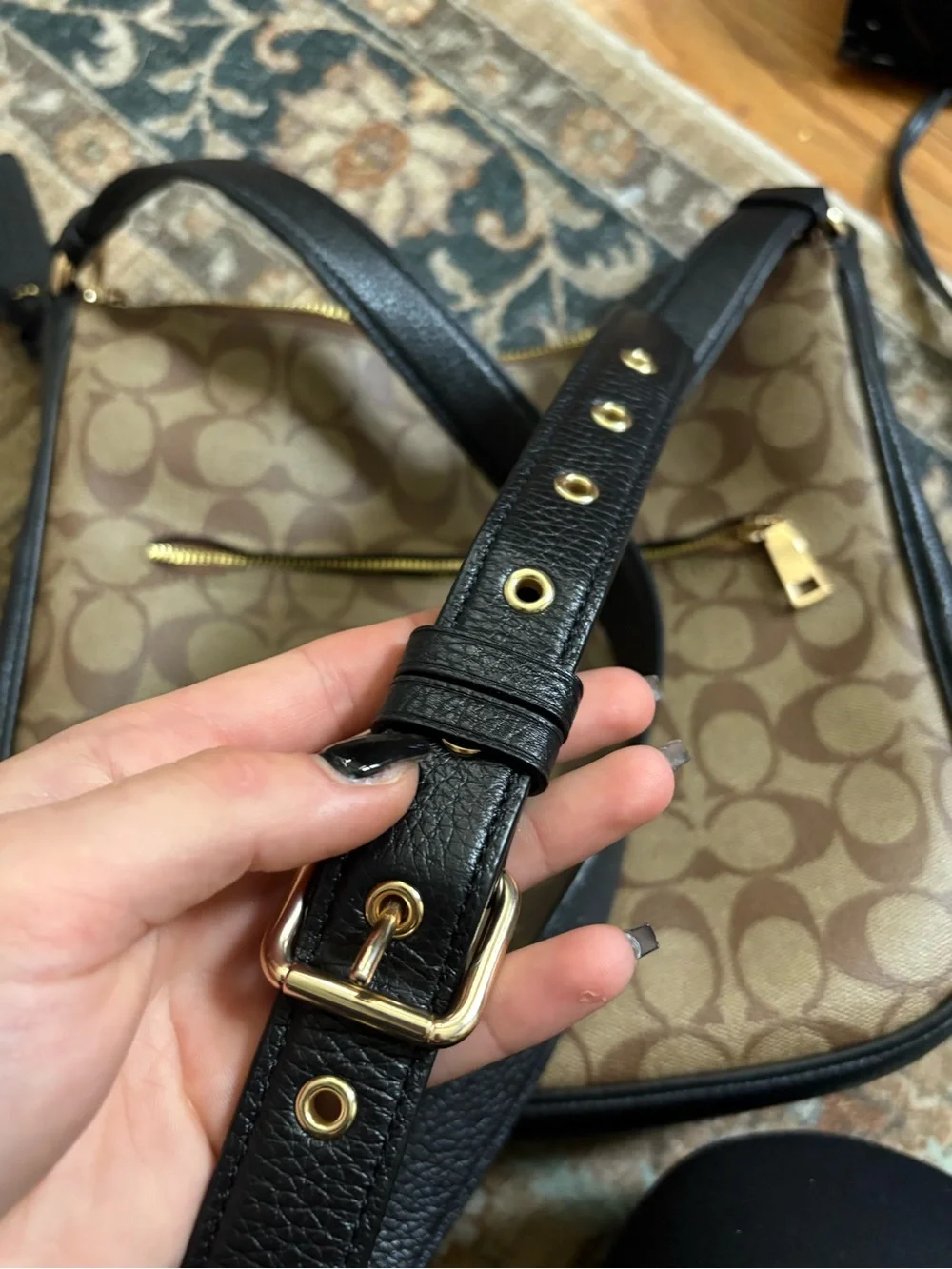 Coach signature canvas